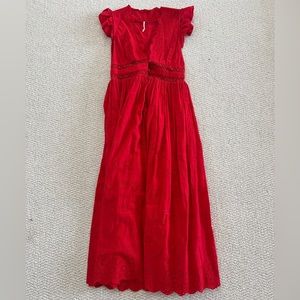 Free People dress. Red in XS.